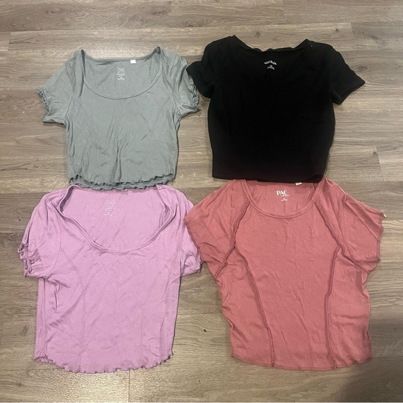 Xs pacsun top bundle crop top fitted - Picture 1 of 6